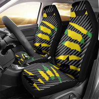 Jamaica Beast Car Seat Cover Ripped Flag Graphic - Wonder Print Shop