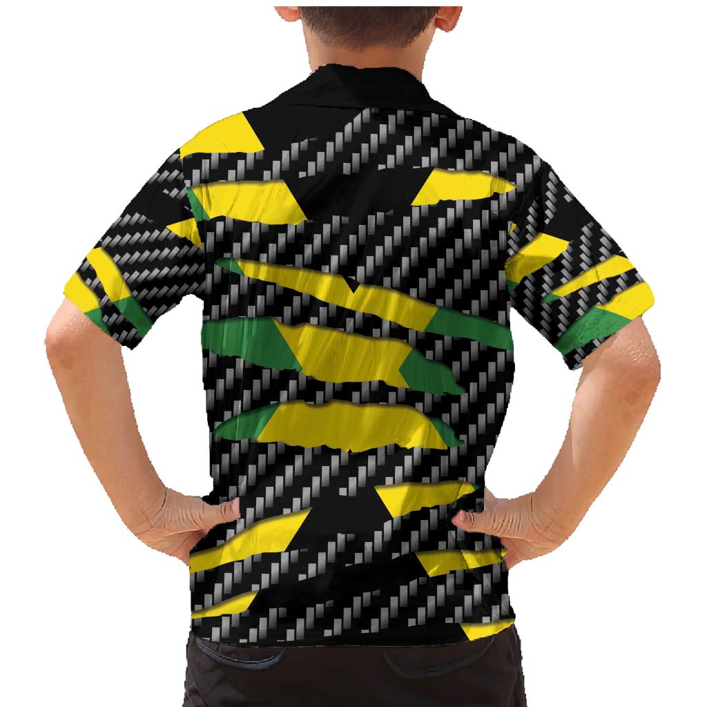 Jamaica Beast Family Matching Mermaid Dress and Hawaiian Shirt Ripped Flag Graphic - Wonder Print Shop
