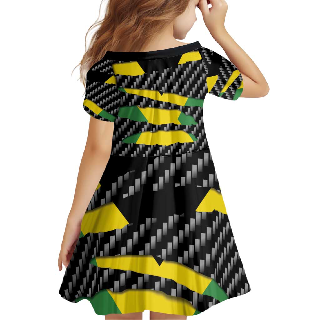 Jamaica Beast Family Matching Off Shoulder Maxi Dress and Hawaiian Shirt Ripped Flag Graphic - Wonder Print Shop