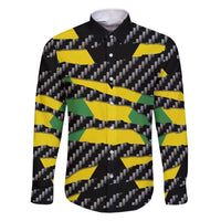 Jamaica Beast Family Matching Short Sleeve Bodycon Dress and Hawaiian Shirt Ripped Flag Graphic - Wonder Print Shop