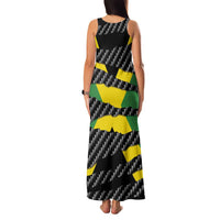 Jamaica Beast Family Matching Tank Maxi Dress and Hawaiian Shirt Ripped Flag Graphic - Wonder Print Shop