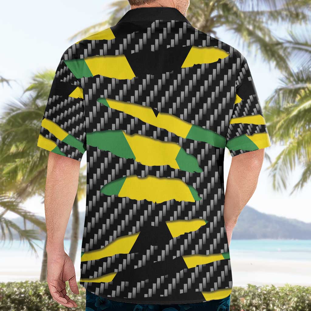 Jamaica Beast Hawaiian Shirt Ripped Flag Graphic - Wonder Print Shop