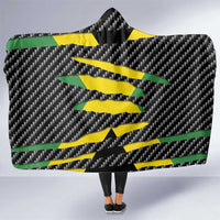 Jamaica Beast Hooded Blanket Ripped Flag Graphic - Wonder Print Shop