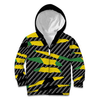 Jamaica Beast Kid Hoodie Ripped Flag Graphic - Wonder Print Shop