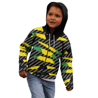 Jamaica Beast Kid Hoodie Ripped Flag Graphic - Wonder Print Shop