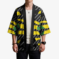 Jamaica Beast Kimono Ripped Flag Graphic - Wonder Print Shop