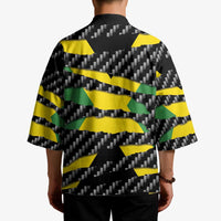 Jamaica Beast Kimono Ripped Flag Graphic - Wonder Print Shop