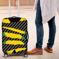 Jamaica Beast Luggage Cover Ripped Flag Graphic - Wonder Print Shop