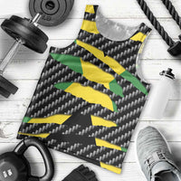 Jamaica Beast Men Tank Top Ripped Flag Graphic - Wonder Print Shop