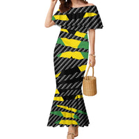 Jamaica Beast Mermaid Dress Ripped Flag Graphic - Wonder Print Shop