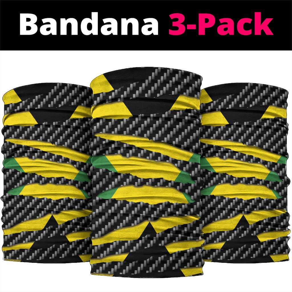 Jamaica Beast Neck Gaiter Ripped Flag Graphic - Wonder Print Shop