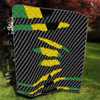 Jamaica Beast Quilt Ripped Flag Graphic - Wonder Print Shop