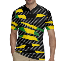 Jamaica Beast Rugby Jersey Ripped Flag Graphic - Wonder Print Shop