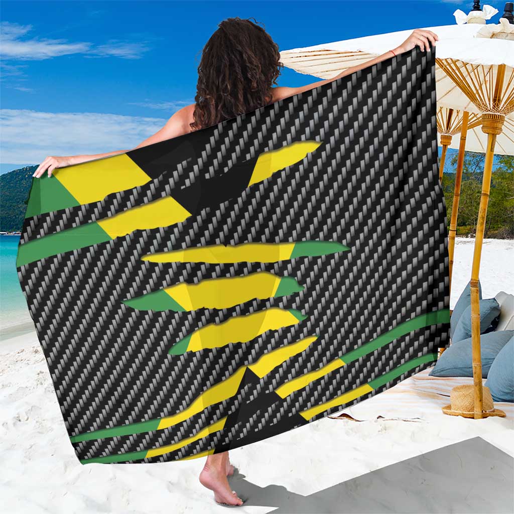 Jamaica Beast Sarong Ripped Flag Graphic - Wonder Print Shop