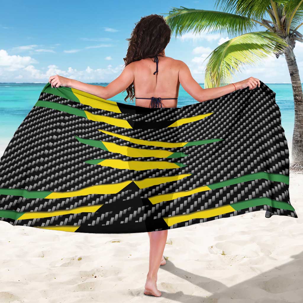 Jamaica Beast Sarong Ripped Flag Graphic - Wonder Print Shop