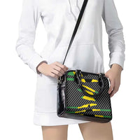 Jamaica Beast Shoulder Handbag Ripped Flag Graphic - Wonder Print Shop