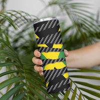 Jamaica Beast Skinny Tumbler Ripped Flag Graphic - Wonder Print Shop