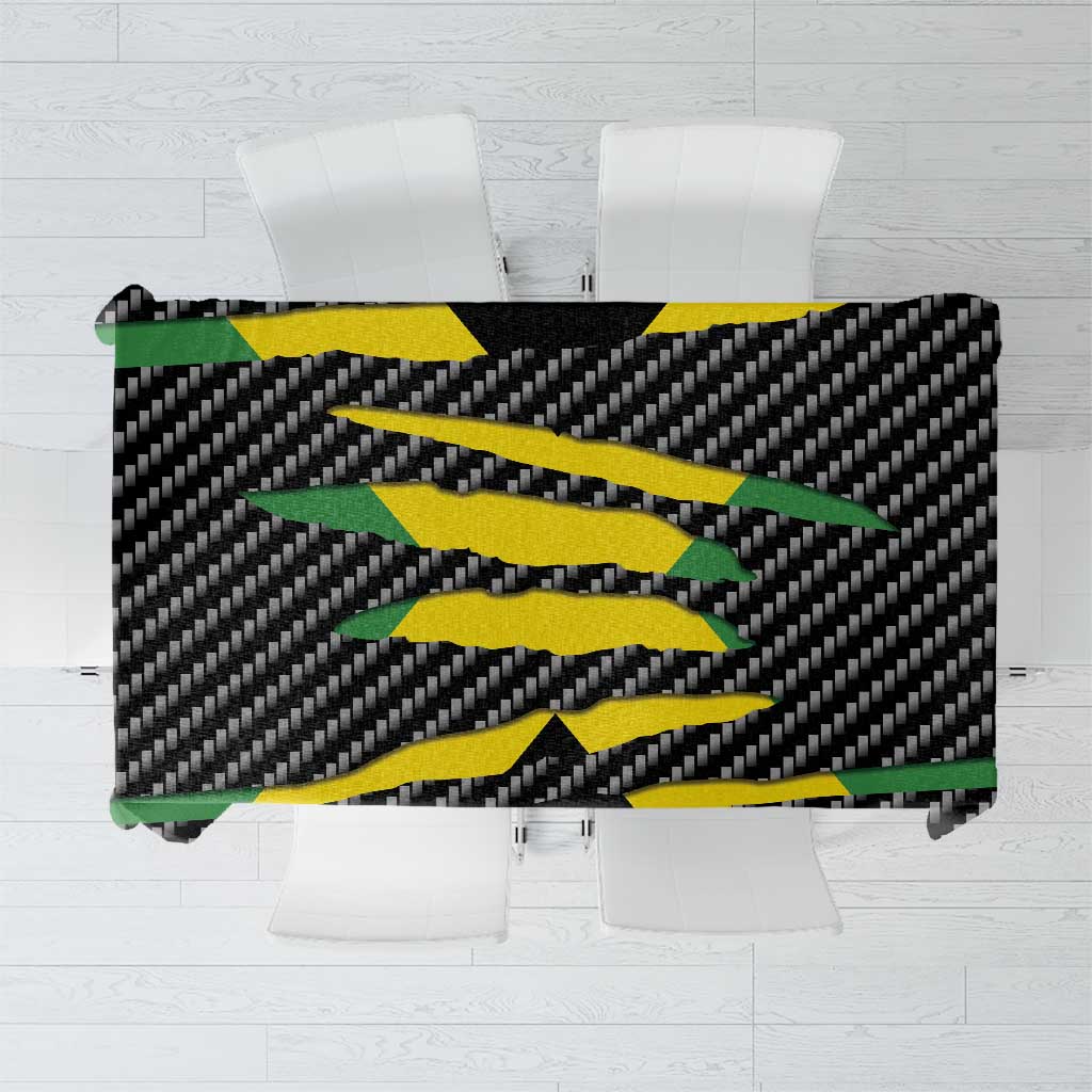 Jamaica Beast Tablecloth Ripped Flag Graphic - Wonder Print Shop