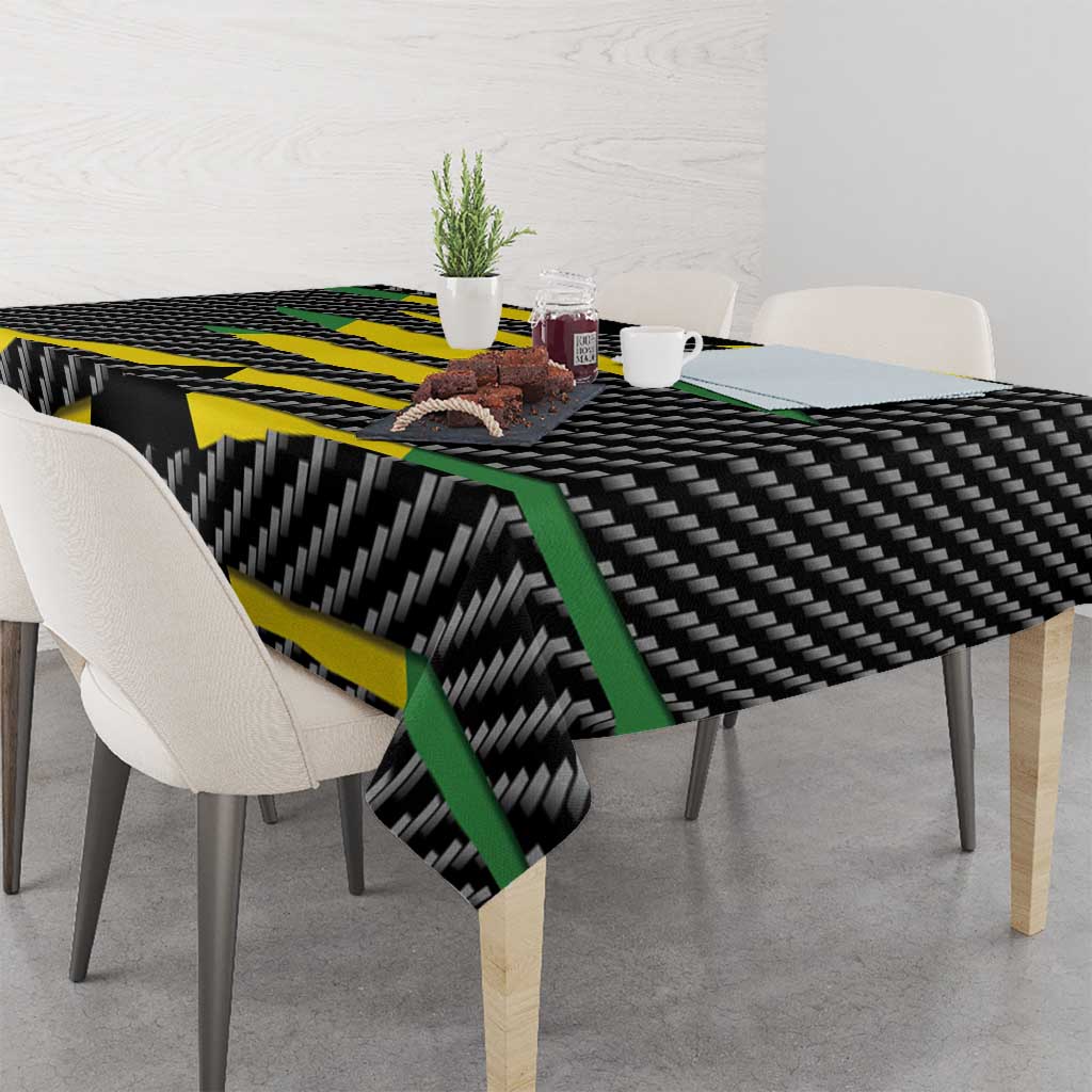 Jamaica Beast Tablecloth Ripped Flag Graphic - Wonder Print Shop