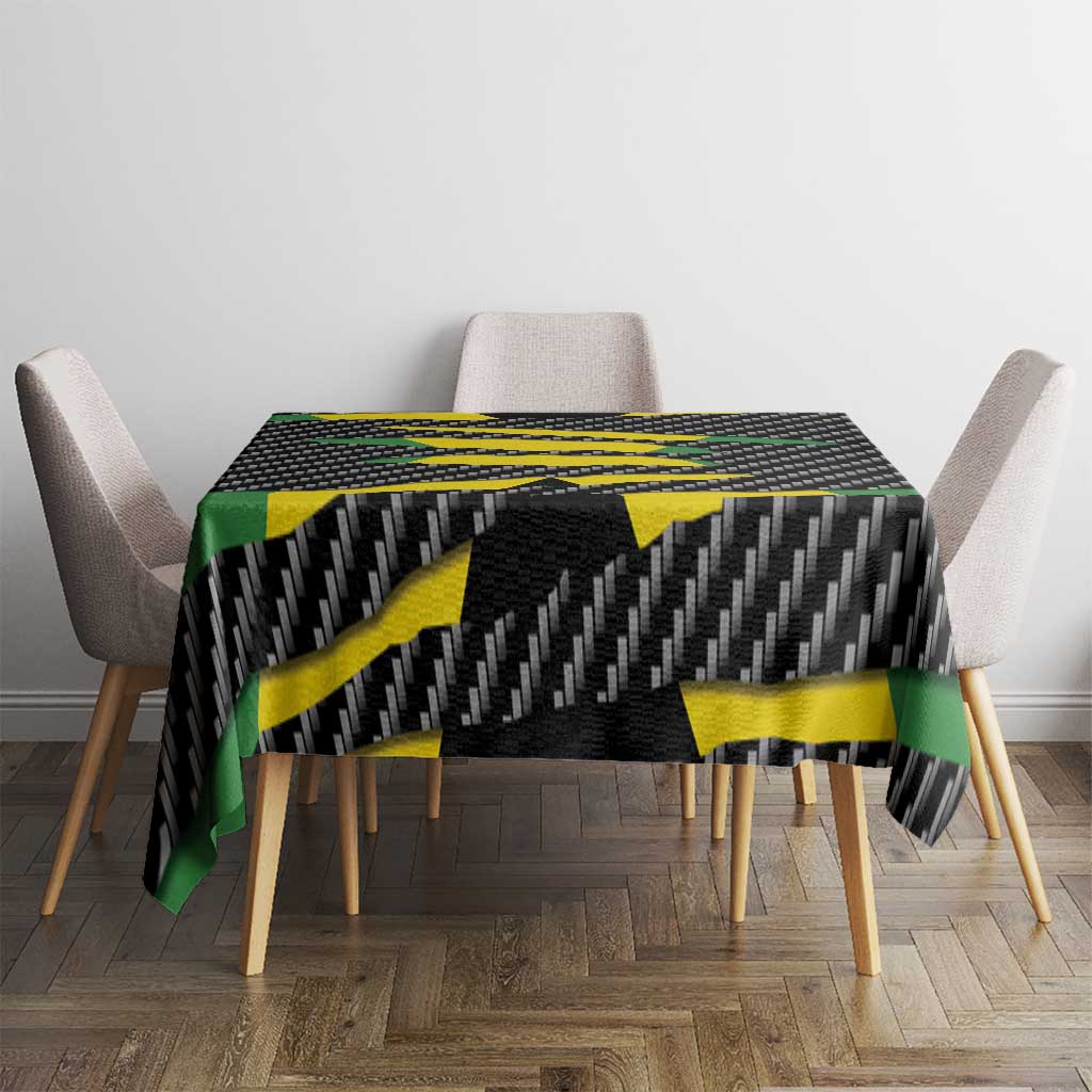 Jamaica Beast Tablecloth Ripped Flag Graphic - Wonder Print Shop