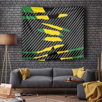 Jamaica Beast Tapestry Ripped Flag Graphic - Wonder Print Shop