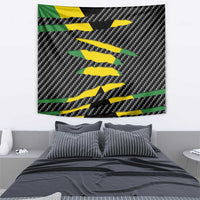 Jamaica Beast Tapestry Ripped Flag Graphic - Wonder Print Shop