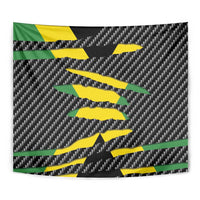 Jamaica Beast Tapestry Ripped Flag Graphic - Wonder Print Shop