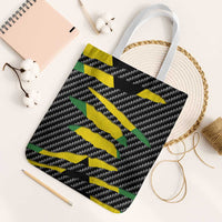 Jamaica Beast Tote Bag Ripped Flag Graphic - Wonder Print Shop