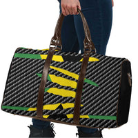 Jamaica Beast Travel Bag Ripped Flag Graphic - Wonder Print Shop
