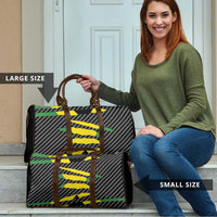 Jamaica Beast Travel Bag Ripped Flag Graphic - Wonder Print Shop
