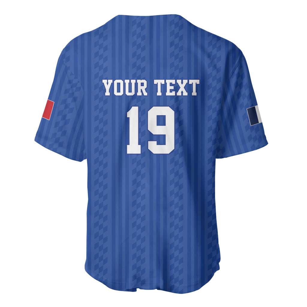 Custom World Football 2026 France Baseball Jersey Les Bleus Road To Champions - Wonder Print Shop