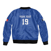 Custom World Football 2026 France Bomber Jacket Les Bleus Road To Champions - Wonder Print Shop