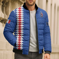 Custom World Football 2026 France Bomber Puffer Jacket Les Bleus Road To Champions - Wonder Print Shop