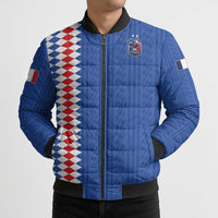 Custom World Football 2026 France Bomber Puffer Jacket Les Bleus Road To Champions - Wonder Print Shop