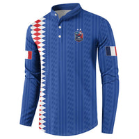 Custom World Football 2026 France Button Sweatshirt Les Bleus Road To Champions - Wonder Print Shop