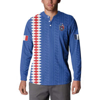 Custom World Football 2026 France Button Sweatshirt Les Bleus Road To Champions - Wonder Print Shop