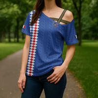 Custom World Football 2026 France Cross Shoulder Shirt Les Bleus Road To Champions - Wonder Print Shop