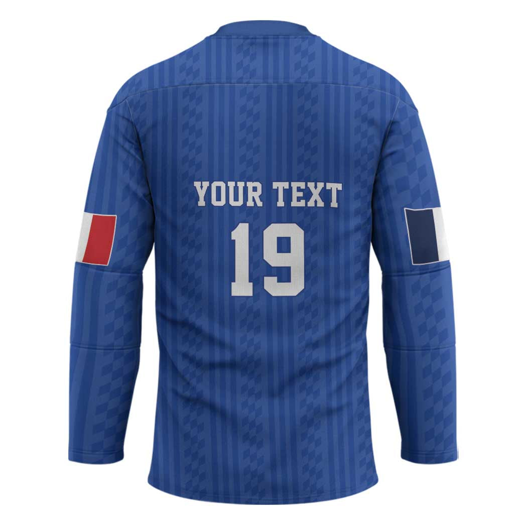 Custom World Football 2026 France Hockey Jersey Les Bleus Road To Champions - Wonder Print Shop