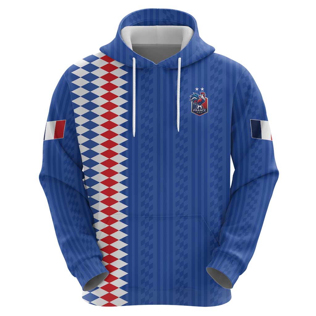 Custom World Football 2026 France Hoodie Les Bleus Road To Champions - Wonder Print Shop