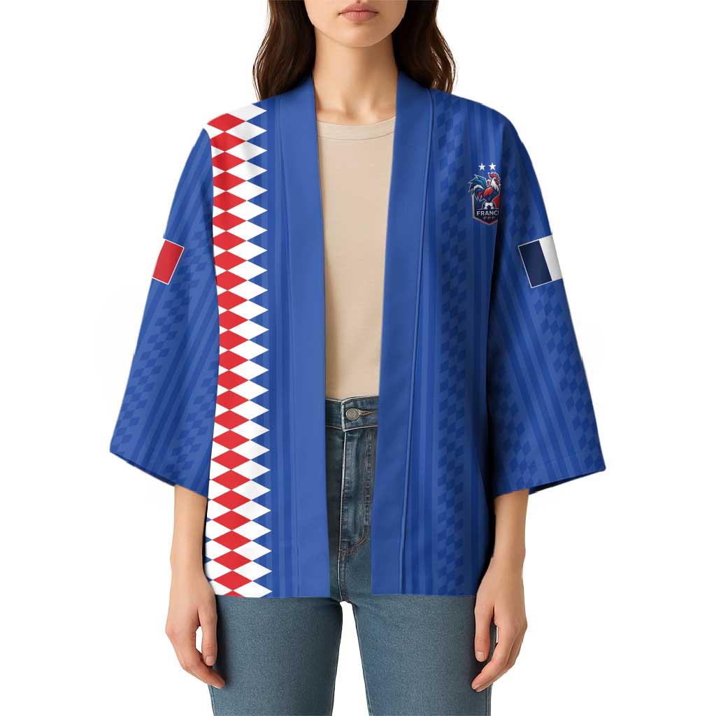 Custom World Football 2026 France Kimono Les Bleus Road To Champions - Wonder Print Shop