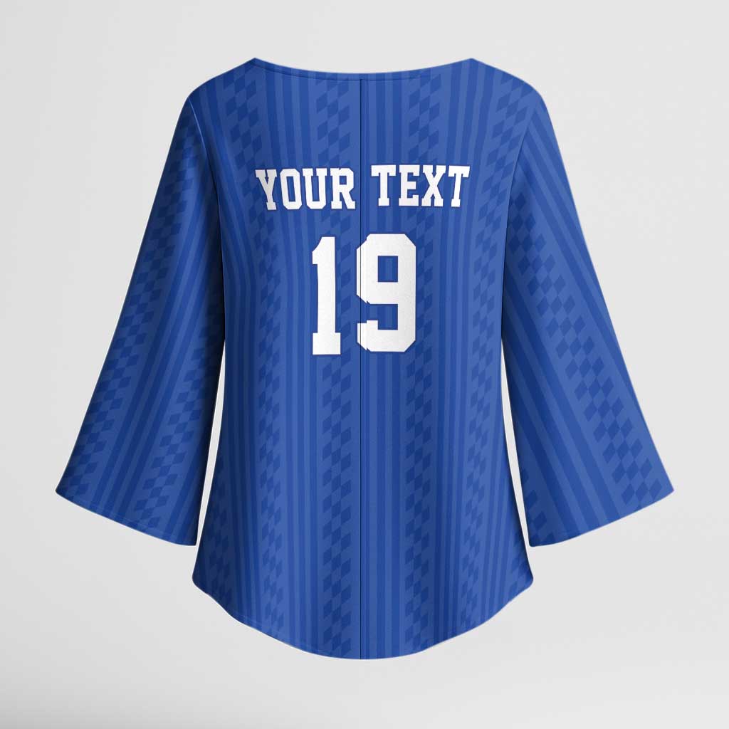 Custom World Football 2026 France Kimono Sleeve Blouse Les Bleus Road To Champions - Wonder Print Shop
