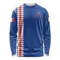 Custom World Football 2026 France Long Sleeve Shirt Les Bleus Road To Champions - Wonder Print Shop