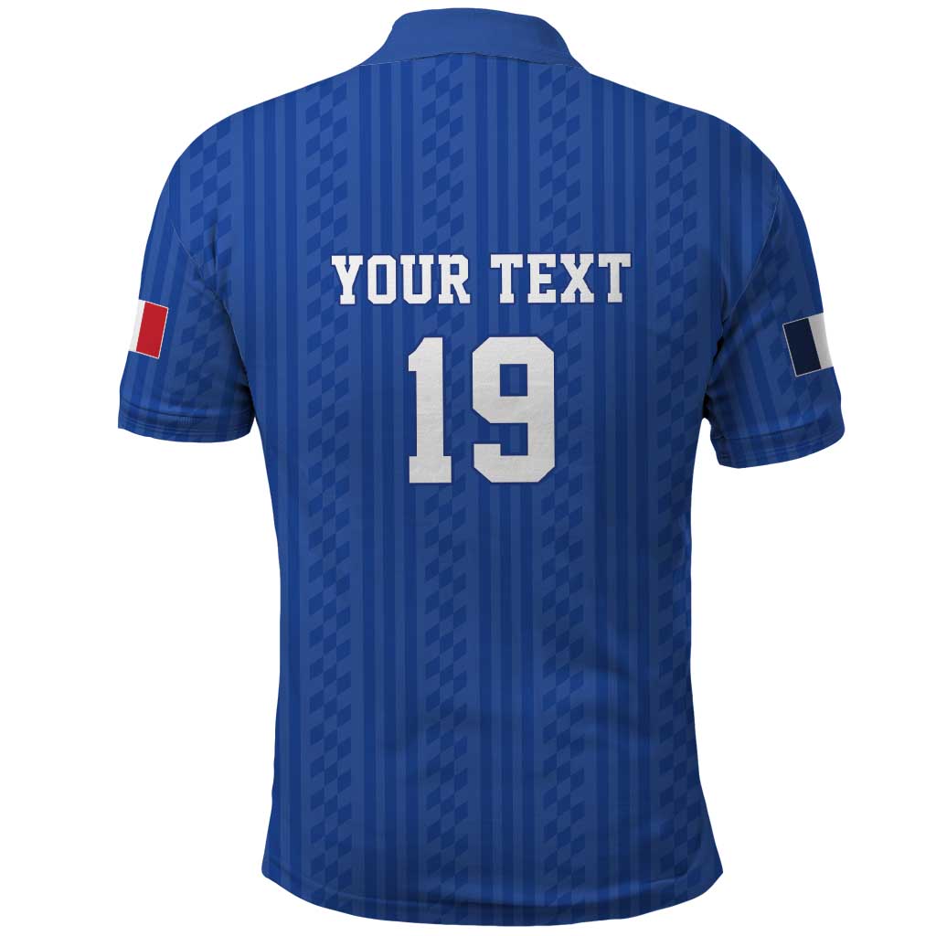 Custom World Football 2026 France Polo Shirt Les Bleus Road To Champions - Wonder Print Shop