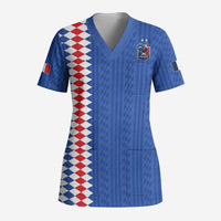 Custom World Football 2026 France Scrub Top Les Bleus Road To Champions - Wonder Print Shop
