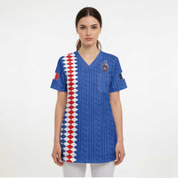 Custom World Football 2026 France Scrub Top Les Bleus Road To Champions - Wonder Print Shop