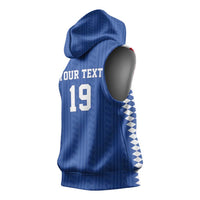 Custom World Football 2026 France Sleeveless Hoodie Les Bleus Road To Champions - Wonder Print Shop