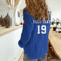 Custom World Football 2026 France Women Casual Shirt Les Bleus Road To Champions - Wonder Print Shop