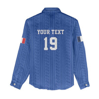 Custom World Football 2026 France Women Casual Shirt Les Bleus Road To Champions - Wonder Print Shop