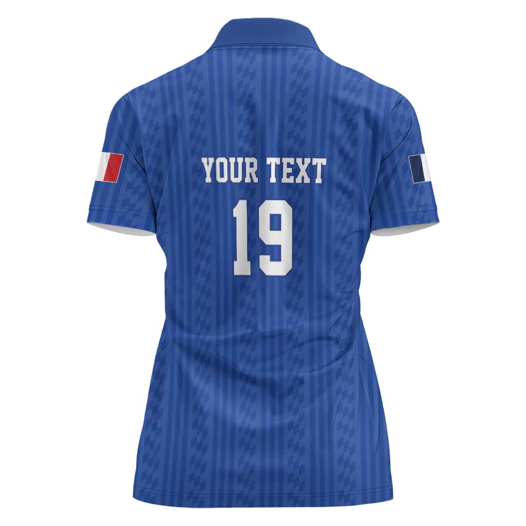 Custom World Football 2026 France Women Polo Shirt Les Bleus Road To Champions - Wonder Print Shop
