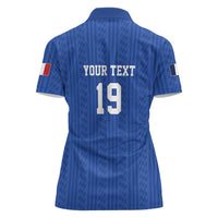 Custom World Football 2026 France Women Polo Shirt Les Bleus Road To Champions - Wonder Print Shop